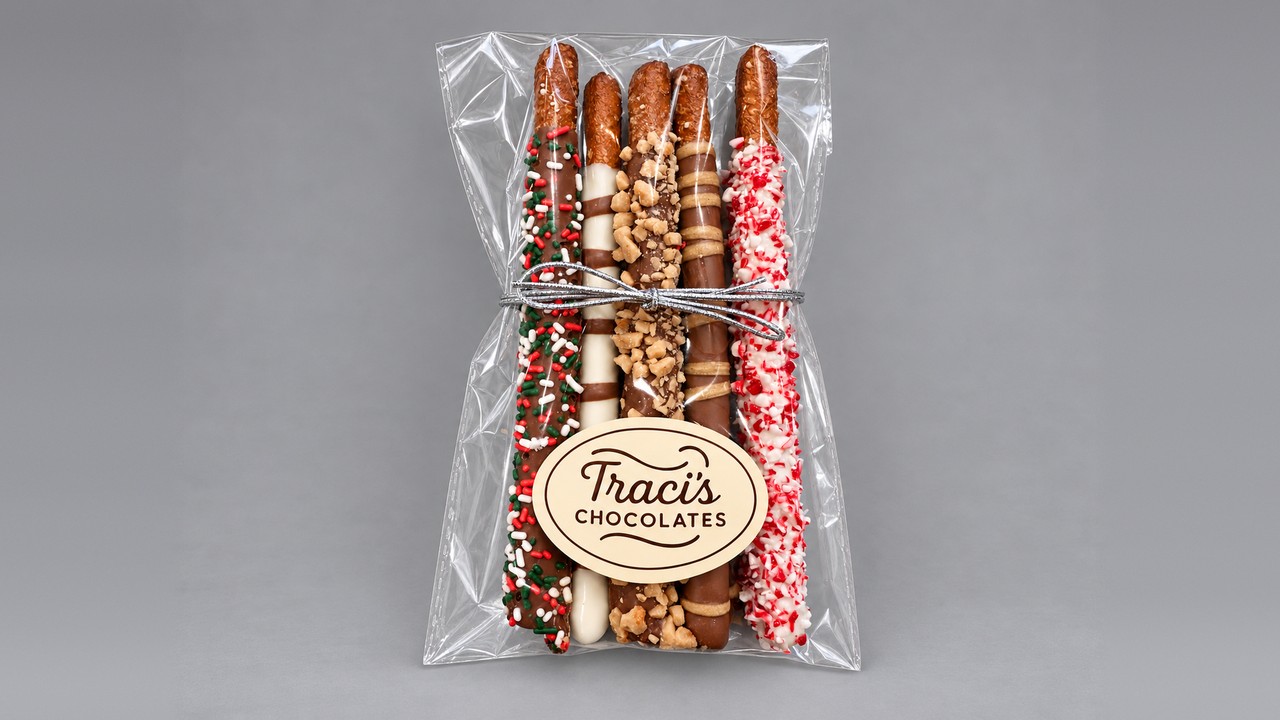 Gourmet pretzel rods